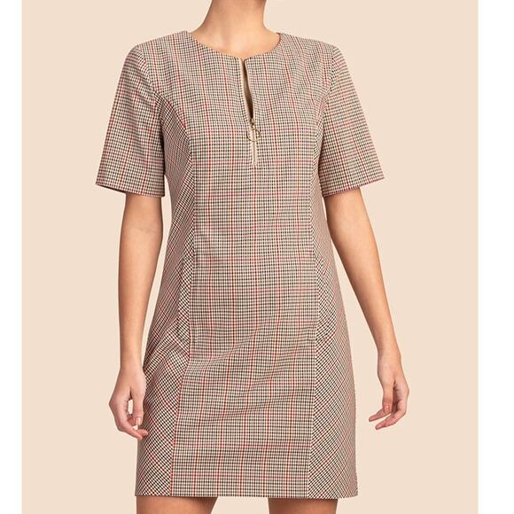 Trina Turk Elated Short Sleeve Shift Dress Size 14 - Picture 1 of 15
